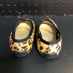 Girls Animal Print Flats