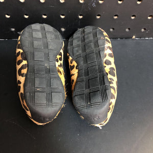 Girls Animal Print Flats