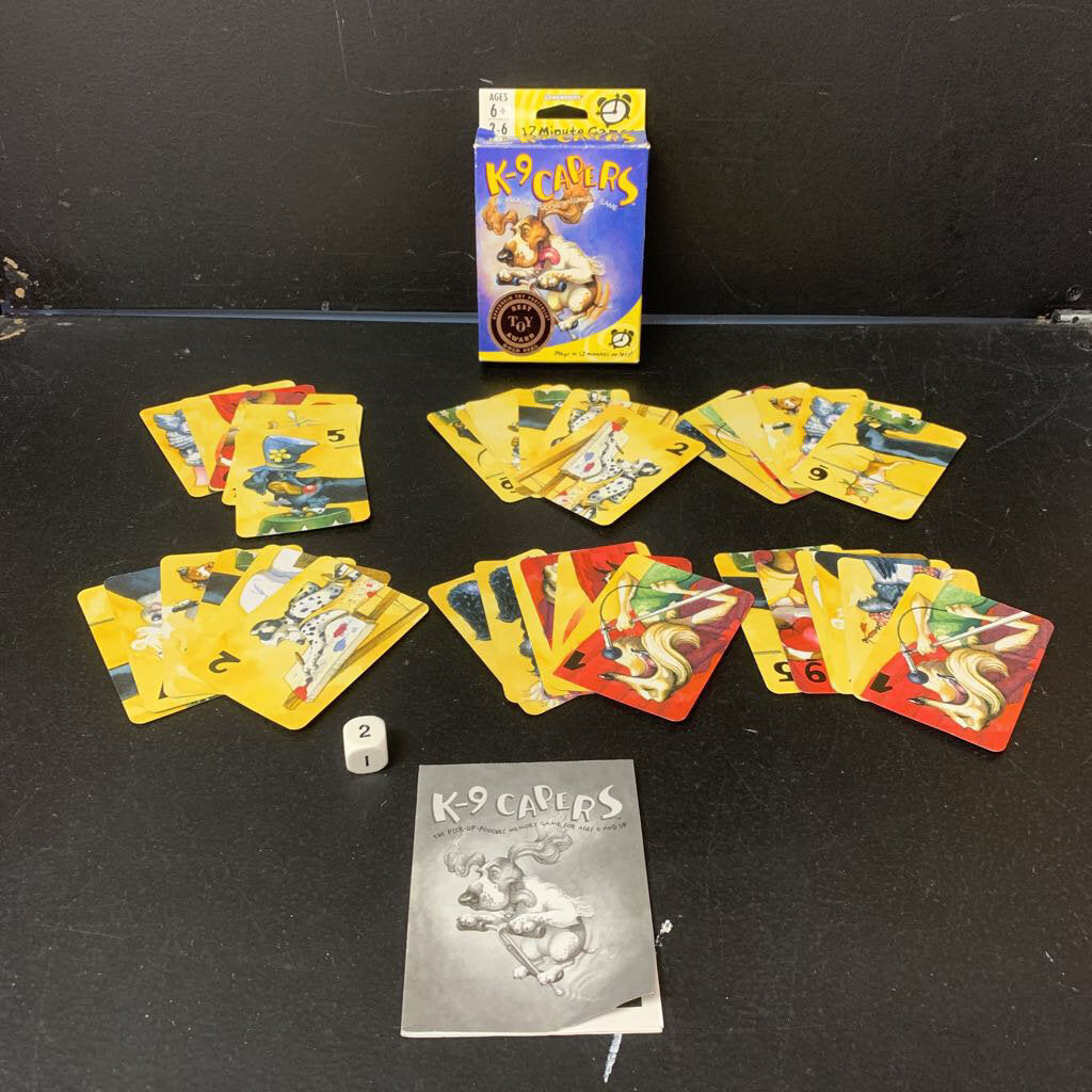 K-9 Capers Memory Game