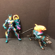 Load image into Gallery viewer, Deluxe Neon Camo Batman w/ Ace the Bathound Figure 1998 Vintage Collectible

