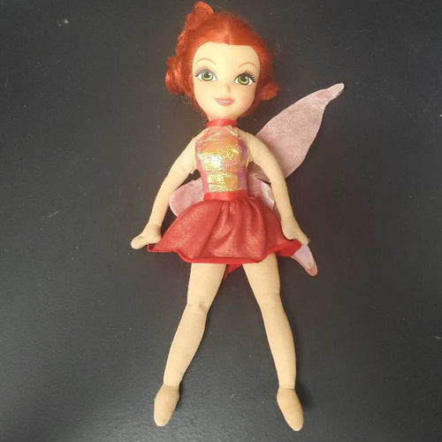 Disney Store Fairies Plush Fawn Orange Doll Soft Toy Tinkerbell Large 20”  Rare