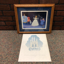 Load image into Gallery viewer, Cinderella Framed Exclusive Commemorative Lithograph 1995 Vintage Collectible
