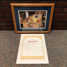 Load image into Gallery viewer, Snow White Framed Exclusive Commemorative Lithograph 1994 Vintage Collectible
