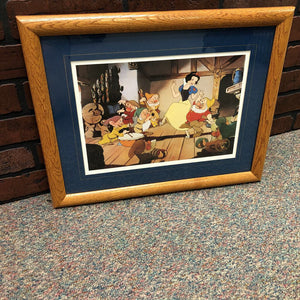 Snow White Framed Exclusive Commemorative Lithograph 1994 Vintage Collectible