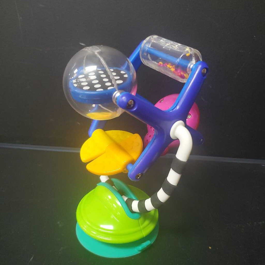 Suction Cup Spinning Rattle Toy Battery Operated