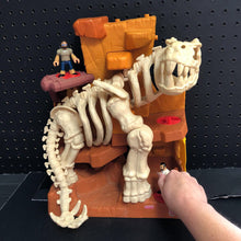 Load image into Gallery viewer, Island Of Lost Creatures Dinosaur Skeleton Playset w/Figures
