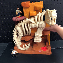 Load image into Gallery viewer, Island Of Lost Creatures Dinosaur Skeleton Playset w/Figures
