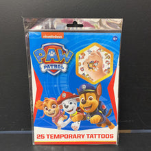 Load image into Gallery viewer, Paw Patrol temporary tattoos (NEW)
