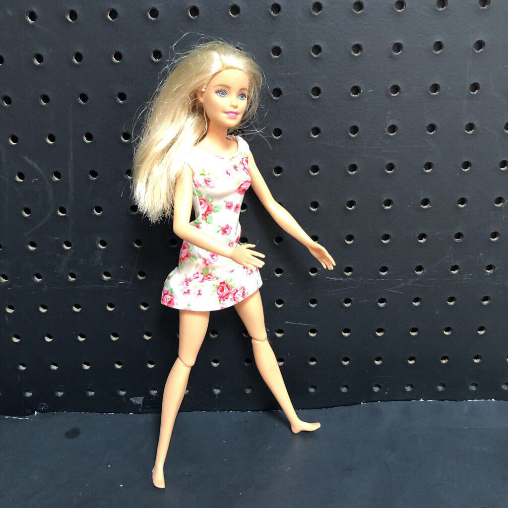 Doll in Flower Dress