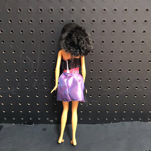 African American Doll in Dress 1999 Vintage Collectible