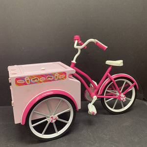 Treat Cycle Ice Cream Cart Bicycle for 18" Doll