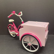 Load image into Gallery viewer, Treat Cycle Ice Cream Cart Bicycle for 18&quot; Doll
