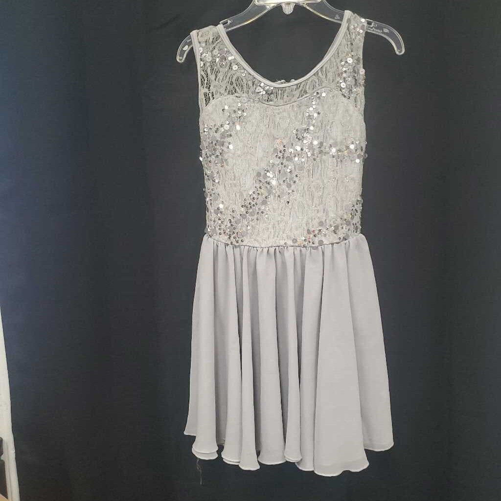 Sequin Lace Leotard Dress