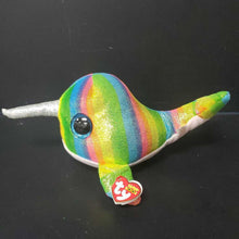 Load image into Gallery viewer, Nori the Narwhal Beanie Boo
