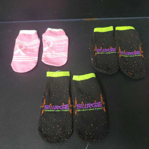 3pk Girls Trampoline Park Socks (Surge Adventure Park)