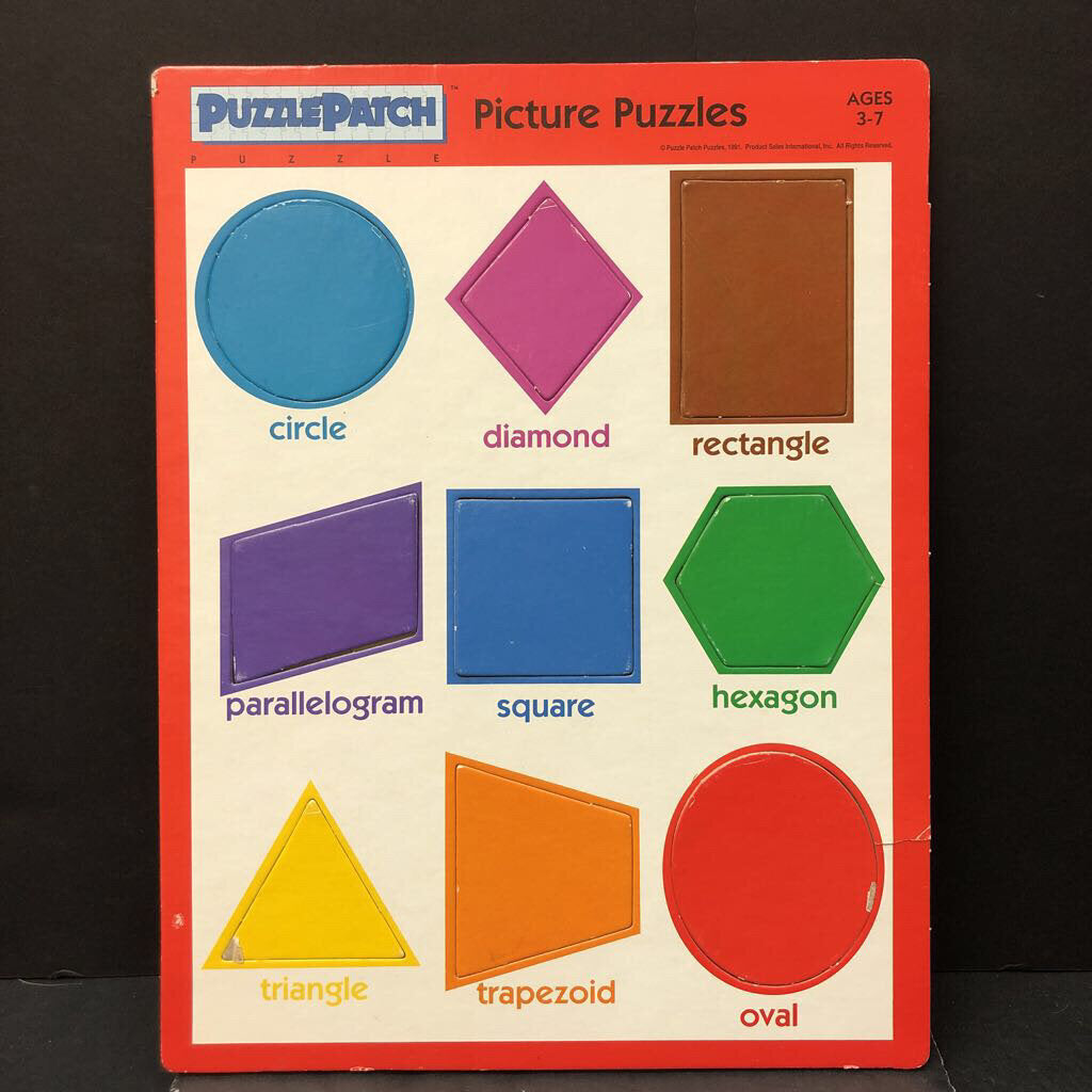 9pc Shapes Picture Puzzle