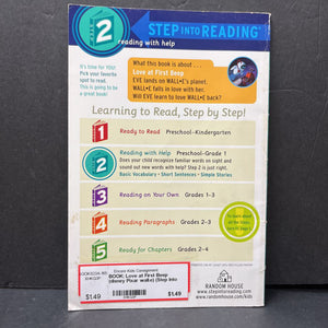 Love at First Beep (disney Pixar wall.e) (Step Into Reading Level 2) -reader