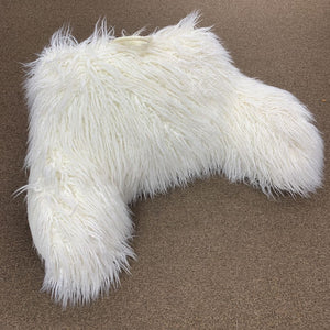 Faux Fur Bed Rest Pillow