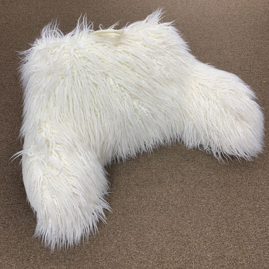 Faux Fur Bed Rest Pillow