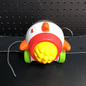 Pull Along Ball Popper Rocket Plane