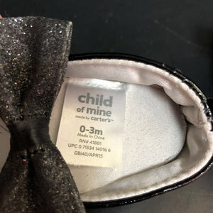 Girls Sparkly Bow Shoes