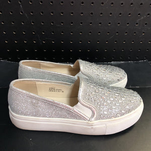 Girls Jeweled Slide On Shoes (Touch Ups)