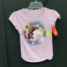 Load image into Gallery viewer, &quot;dream until your dreams come true&quot; Unicorn top

