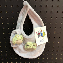 Load image into Gallery viewer, Frog Rattle Bib &amp; Wrist Rattle (NEW)
