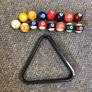 Billiard Ball Set w/Triangle