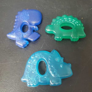 3pk Dinosaur Water Teether Toys
