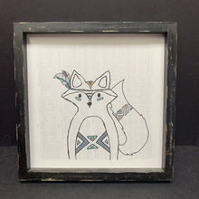 Load image into Gallery viewer, Wooden Fox Wall Art
