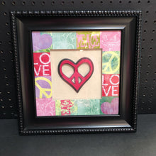 Load image into Gallery viewer, Peace Heart Wall Art

