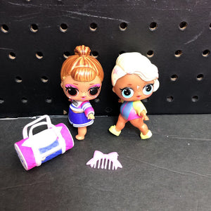 2pk Dolls w/Accesories