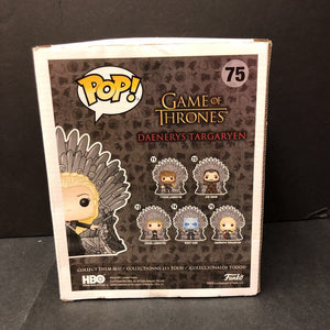 Daenerys Targaryen on Iron Throne 75 (Game Of Thrones) (NEW)