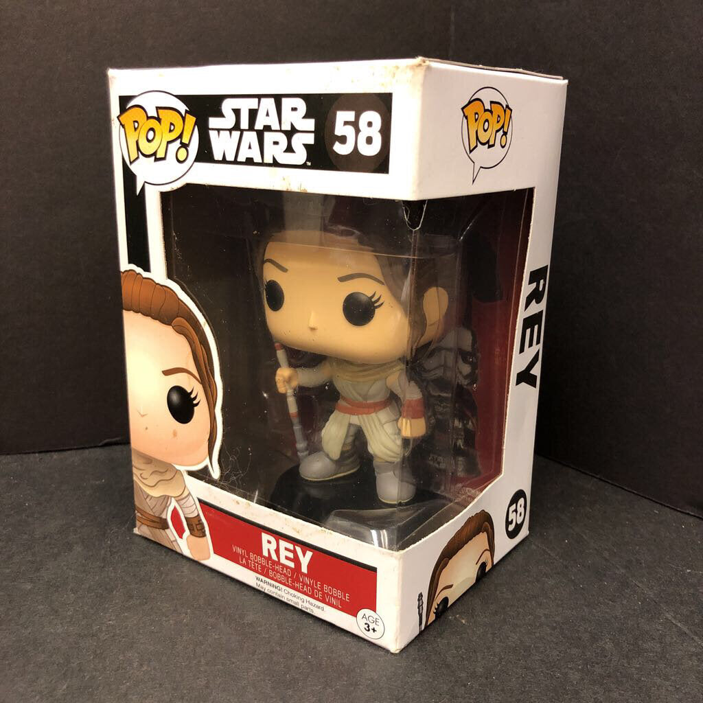 Star Wars Force Awakens Rey Vinyl Bobblehead