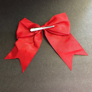 Solid Ribbon Hairbow Clip