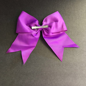 Solid Ribbon Hairbow Clip