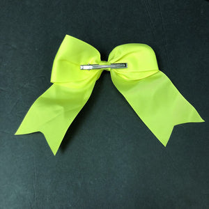 Solid Ribbon Hairbow Clip