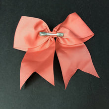 Load image into Gallery viewer, Solid Ribbon Hairbow Clip
