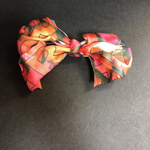 Letter Hairbow Clip