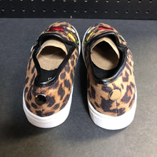 Load image into Gallery viewer, Girls Cheetah Flower Shoes

