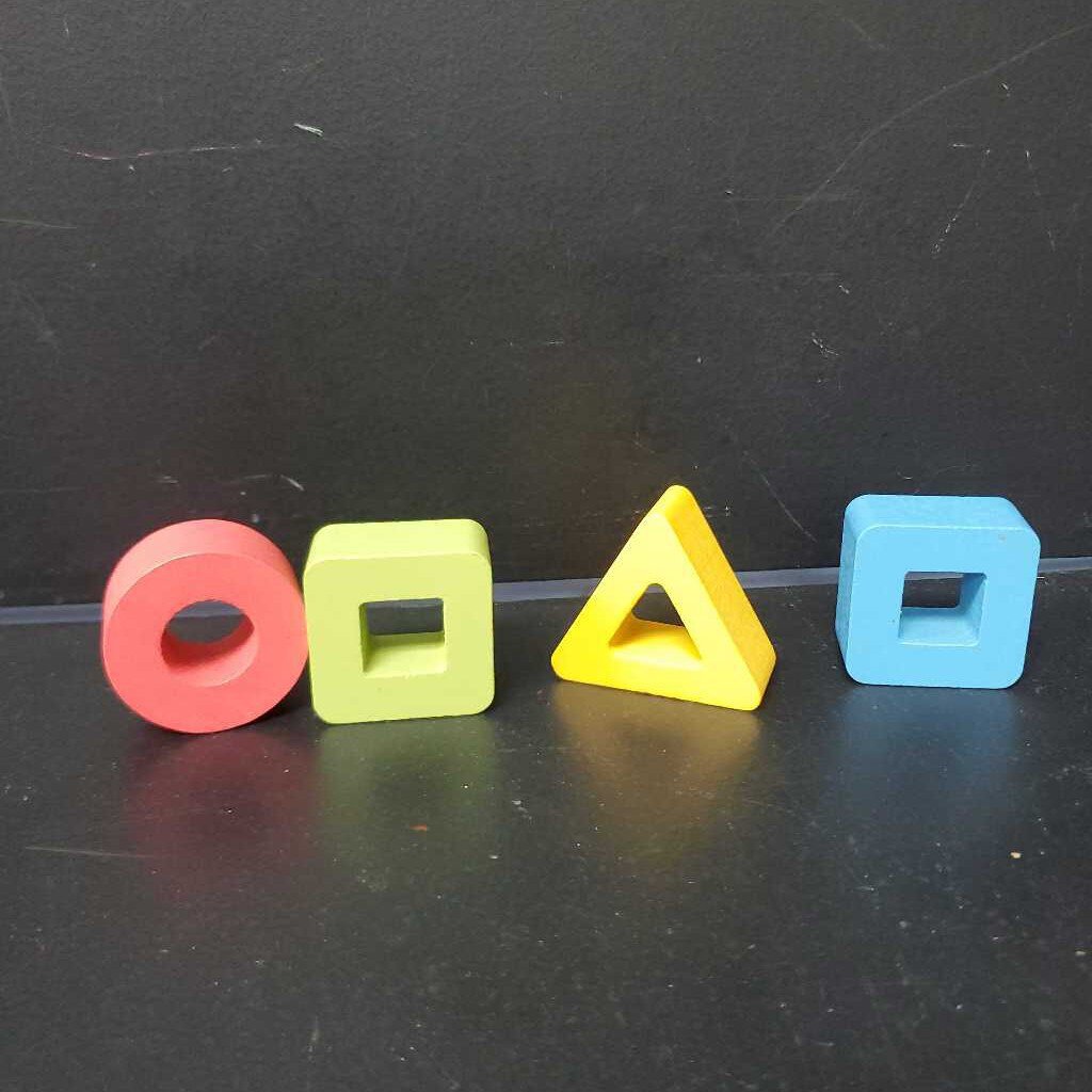 4pc Wooden Shape Blocks