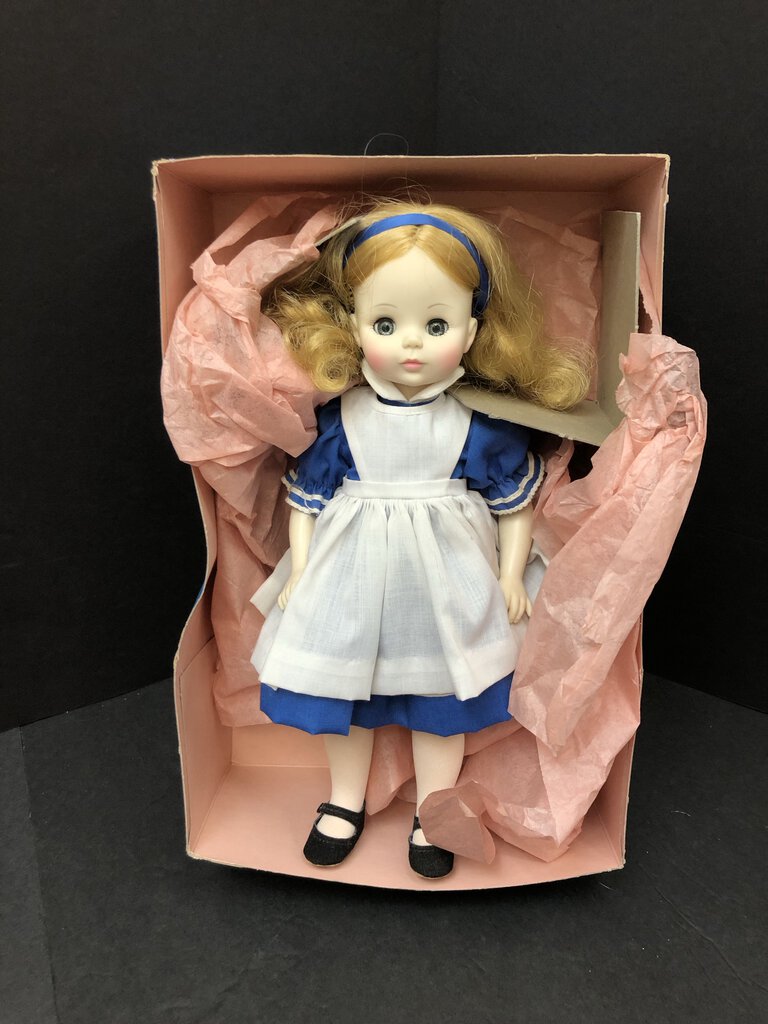 Vintage 1965 Madame Alexander Alice In Wonderland 13 Vinyl Doll