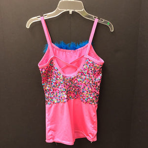 Girls Furry Sequin Outfit
