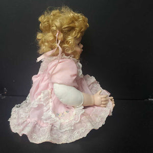 Lifelike Baby Doll in Flower Dress