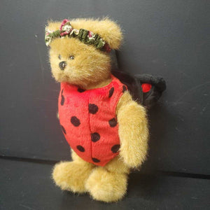 Melinda I Rosebeary Collectible Bear in Ladybug Outfit