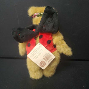 Melinda I Rosebeary Collectible Bear in Ladybug Outfit