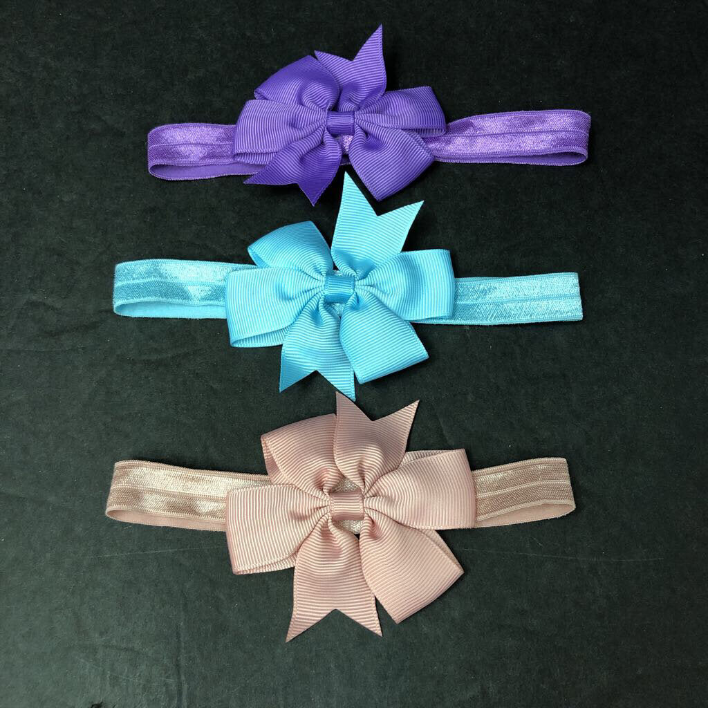 3pk Bow Headbands