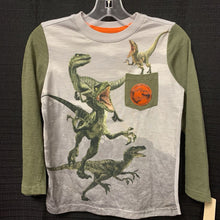 Load image into Gallery viewer, Dinosaur Shirt w/Pocket
