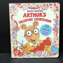Load image into Gallery viewer, Arthur&#39;s Valentine Countdown (Marc Brown) (Valentine&#39;s Day) -holiday board
